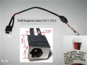  Внутренний разъем питания нетбуков Dell Inspiron mini 1011 1012; p/n: DC301008P00. УВЕЛИЧИТЬ.